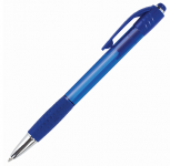 Ручка шариковая автоматическая "Brauberg Super", 0,7мм, синяя, корпус в ассортименте